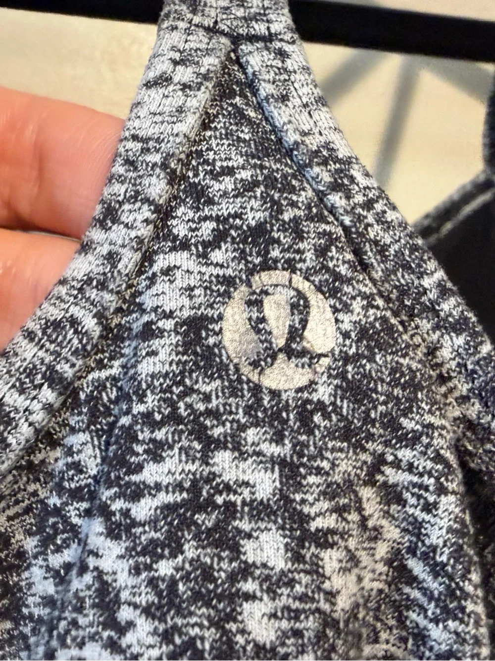 Lululemon Power Y Tank Luon Spray Jacquard White